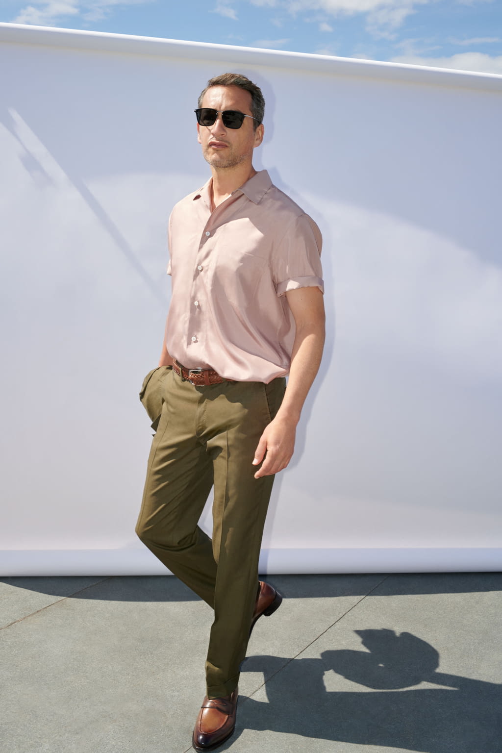 Fashion Week Florence Spring/Summer 2020 look 8 from the Brioni collection menswear