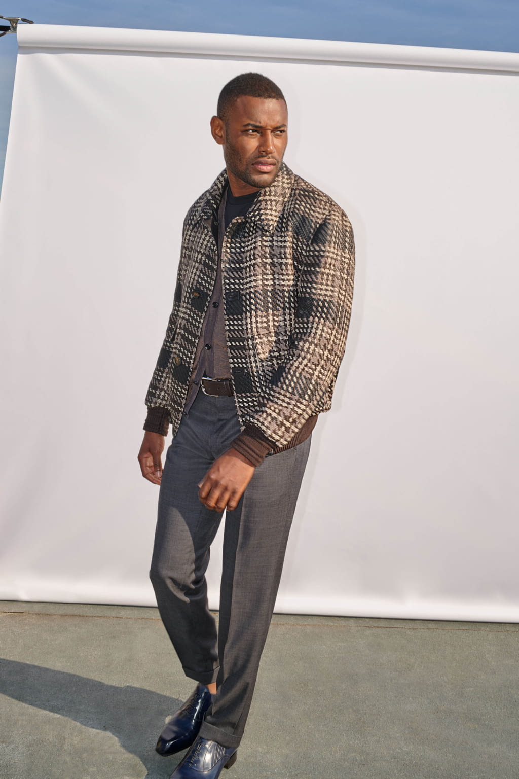 Fashion Week Florence Spring/Summer 2020 look 10 from the Brioni collection menswear