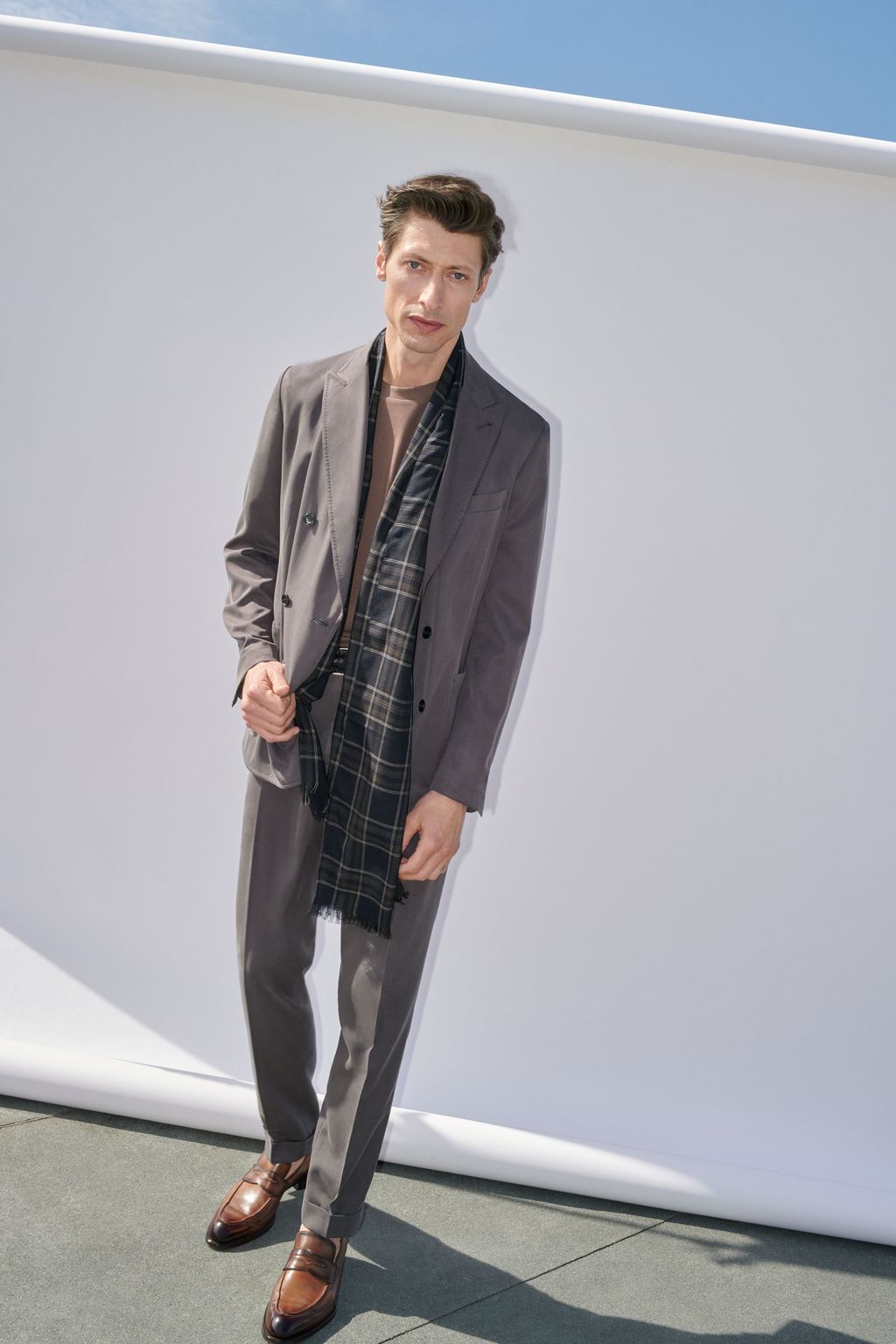 Fashion Week Florence Spring/Summer 2020 look 12 from the Brioni collection 男装