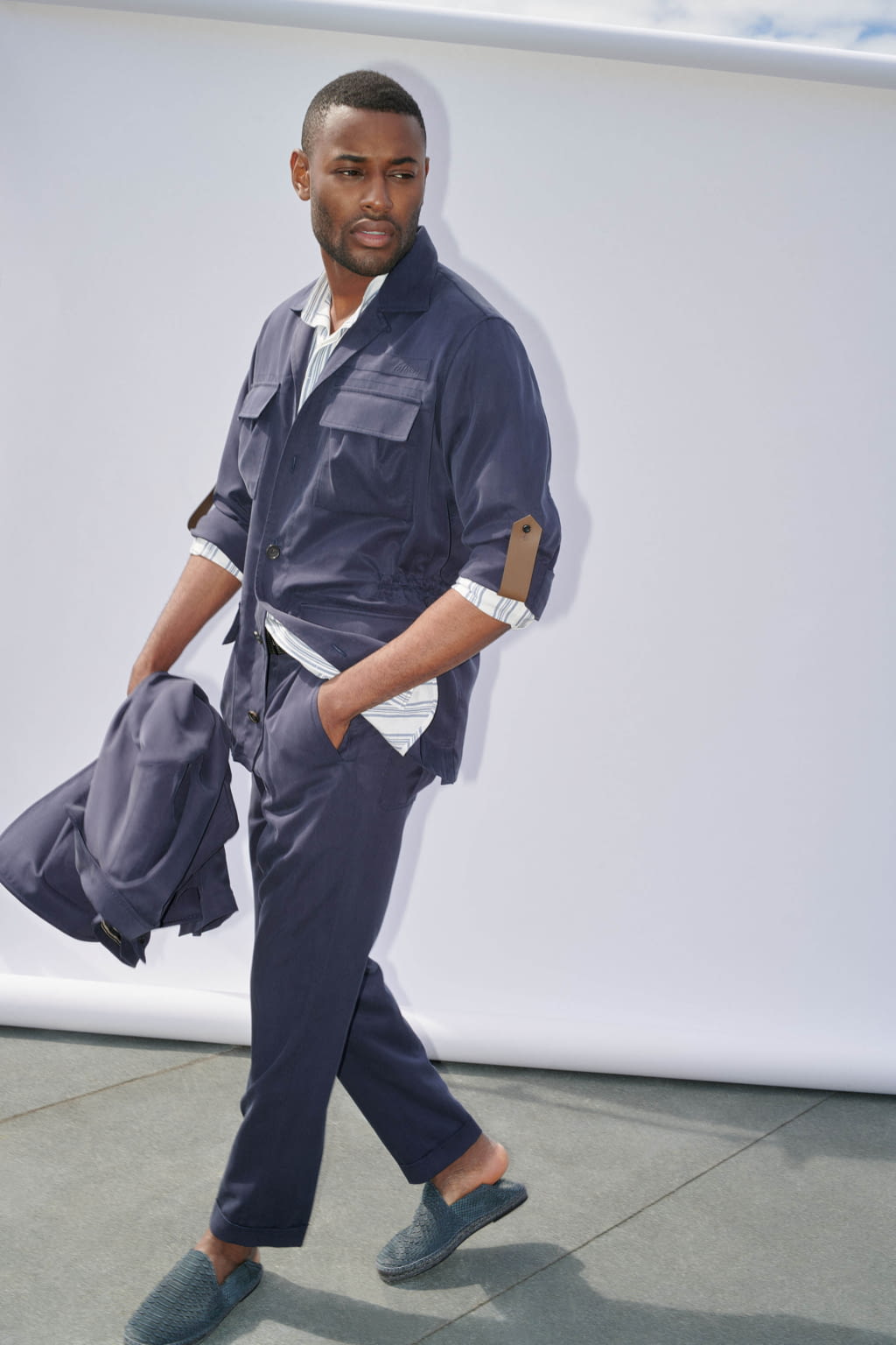 Fashion Week Florence Spring/Summer 2020 look 15 from the Brioni collection menswear