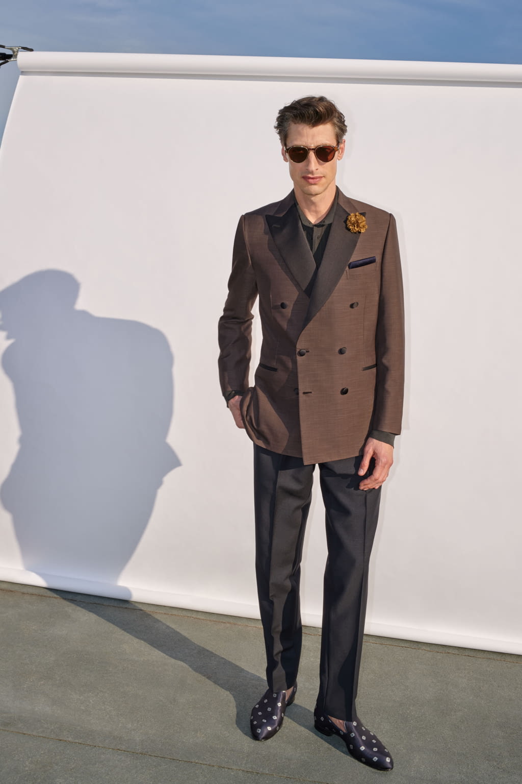 Fashion Week Florence Spring/Summer 2020 look 24 from the Brioni collection menswear