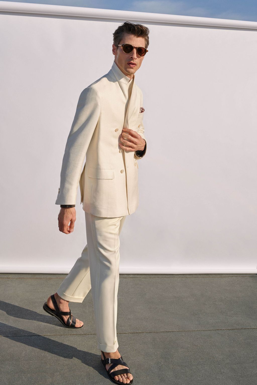 Fashion Week Florence Spring/Summer 2020 look 25 from the Brioni collection 男装