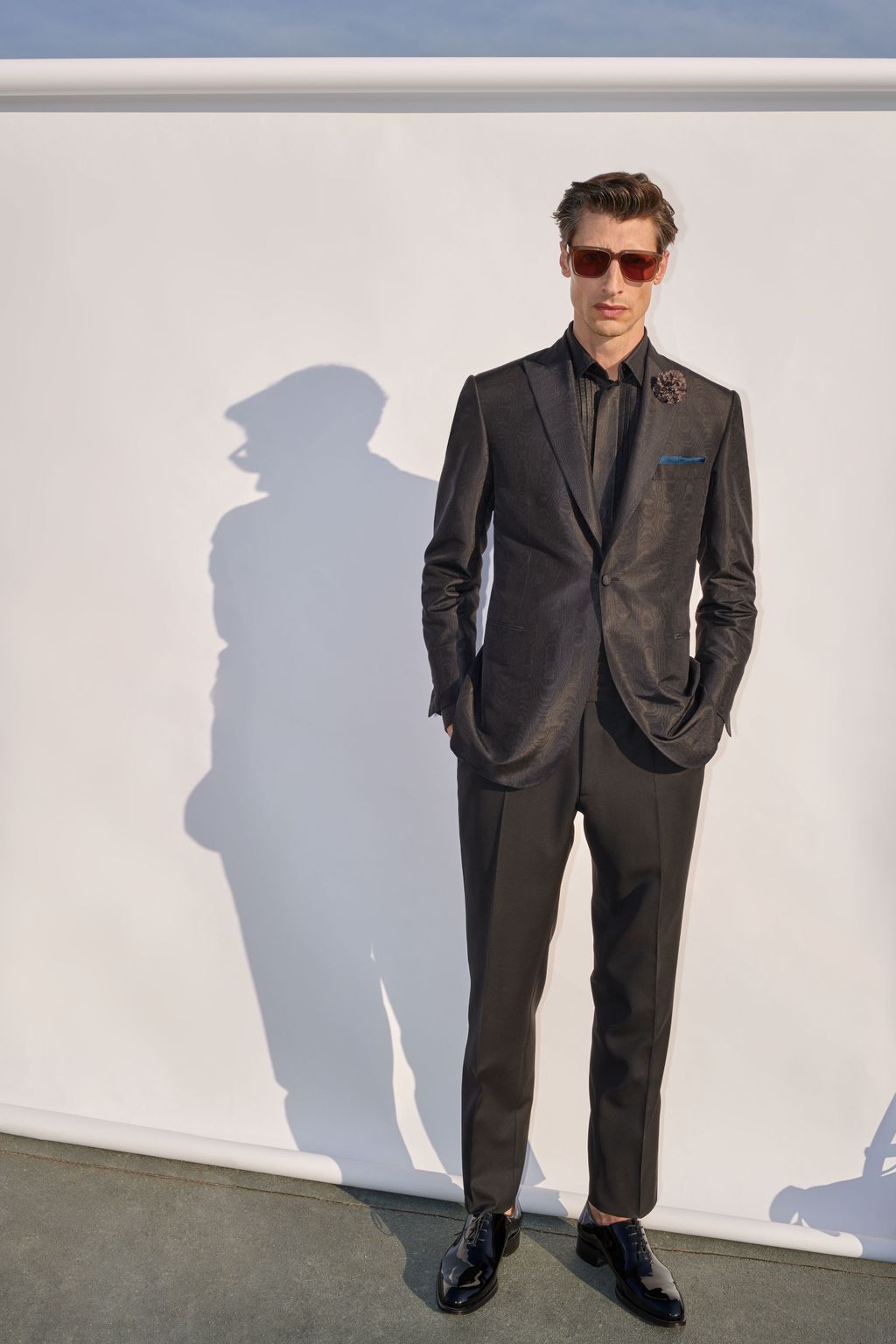 Fashion Week Florence Spring/Summer 2020 look 30 from the Brioni collection menswear