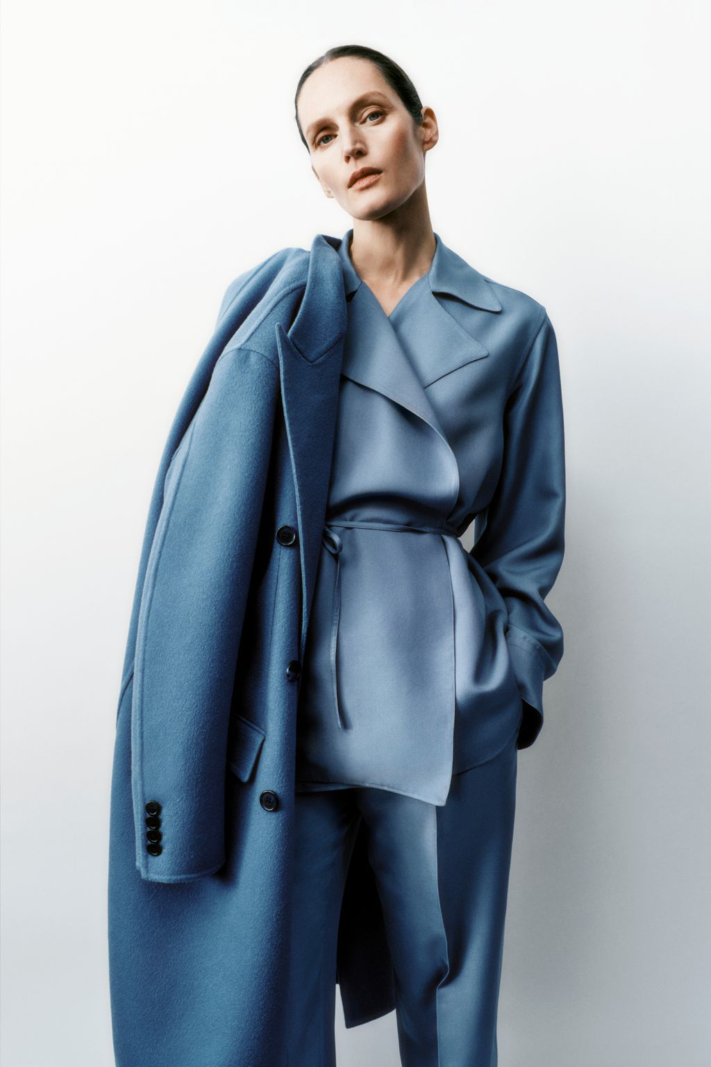 Fashion Week Milan Fall/Winter 2024 look 11 de la collection Brioni womenswear