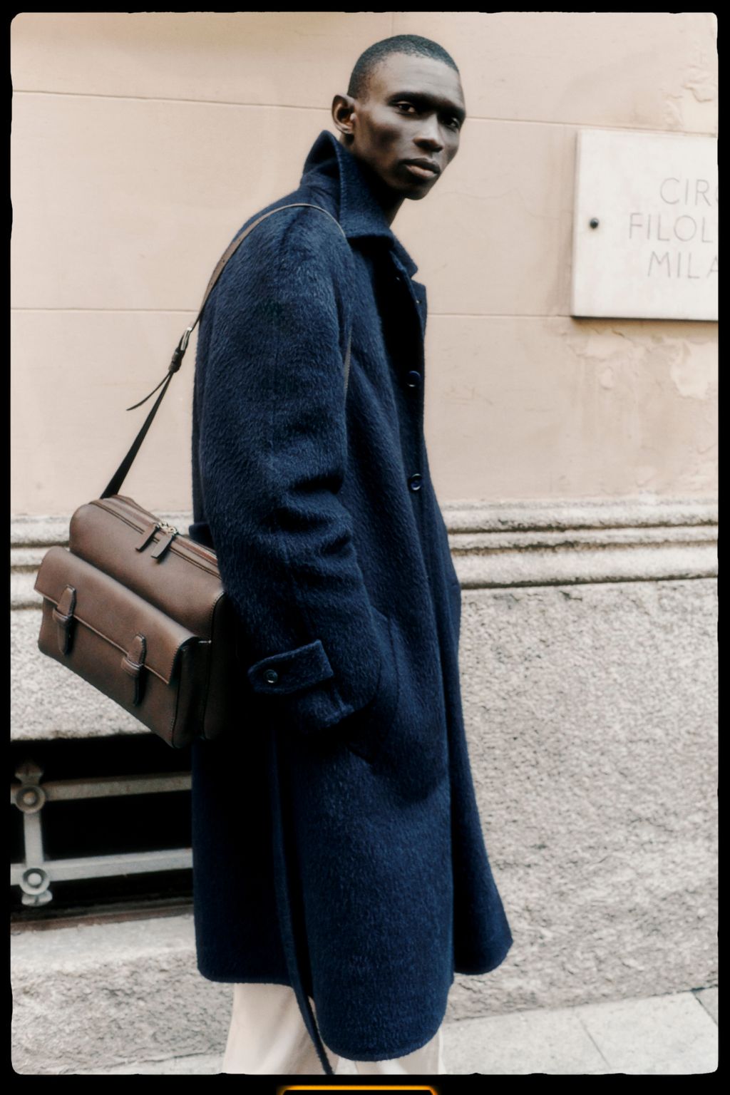 Fashion Week Milan Fall/Winter 2024 look 13 from the Brioni collection 男装