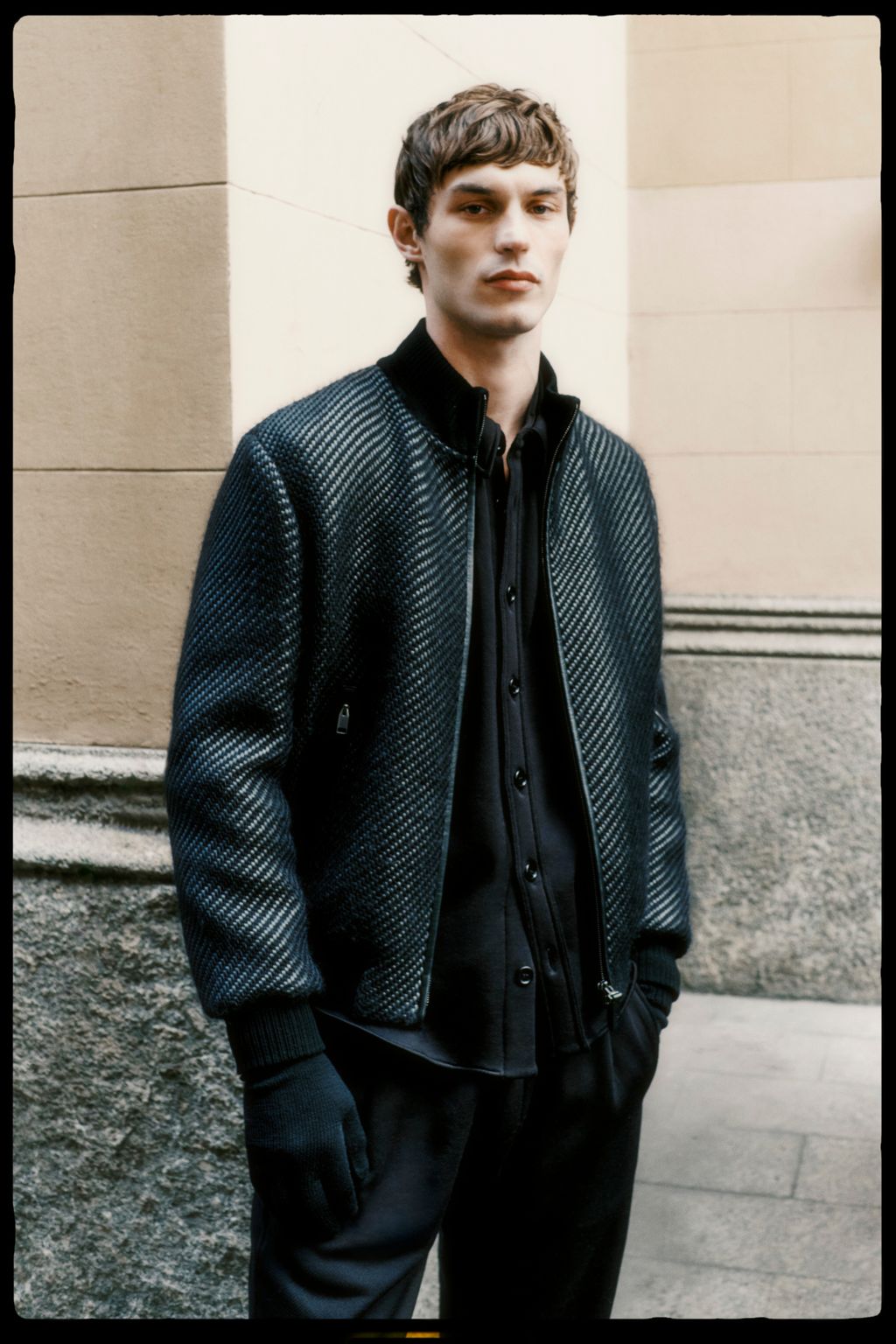 Fashion Week Milan Fall/Winter 2024 look 29 from the Brioni collection menswear