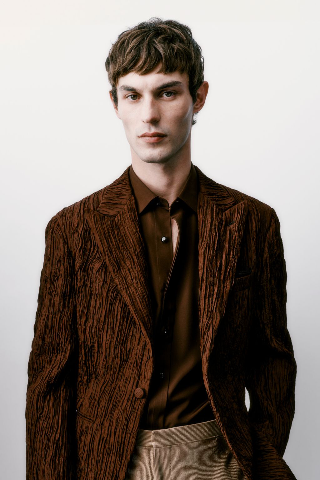 Fashion Week Milan Fall/Winter 2024 look 31 from the Brioni collection menswear