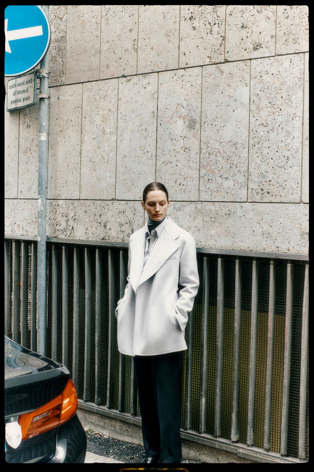 Fashion Week Milan Fall/Winter 2024 look 7 from the Brioni collection womenswear