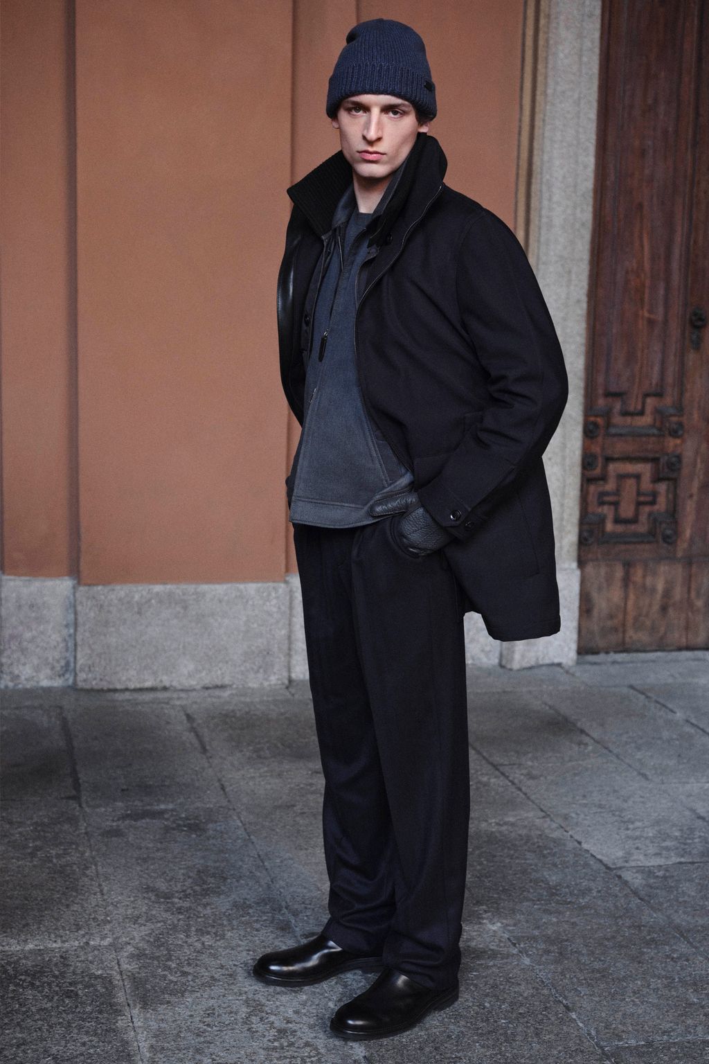 Fashion Week Milan Fall/Winter 2025 look 12 from the Brioni collection menswear