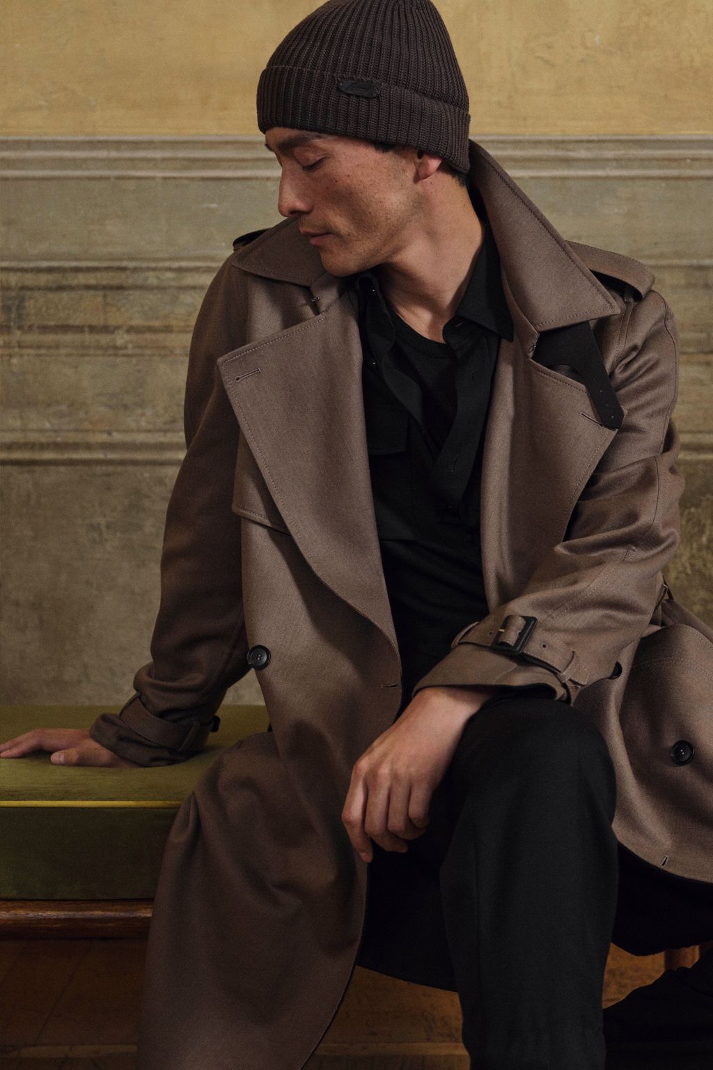 Fashion Week Milan Fall/Winter 2025 look 15 from the Brioni collection menswear