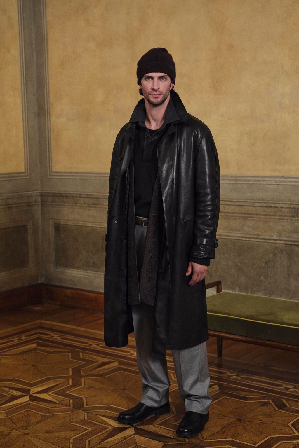 Fashion Week Milan Fall/Winter 2025 look 21 from the Brioni collection menswear