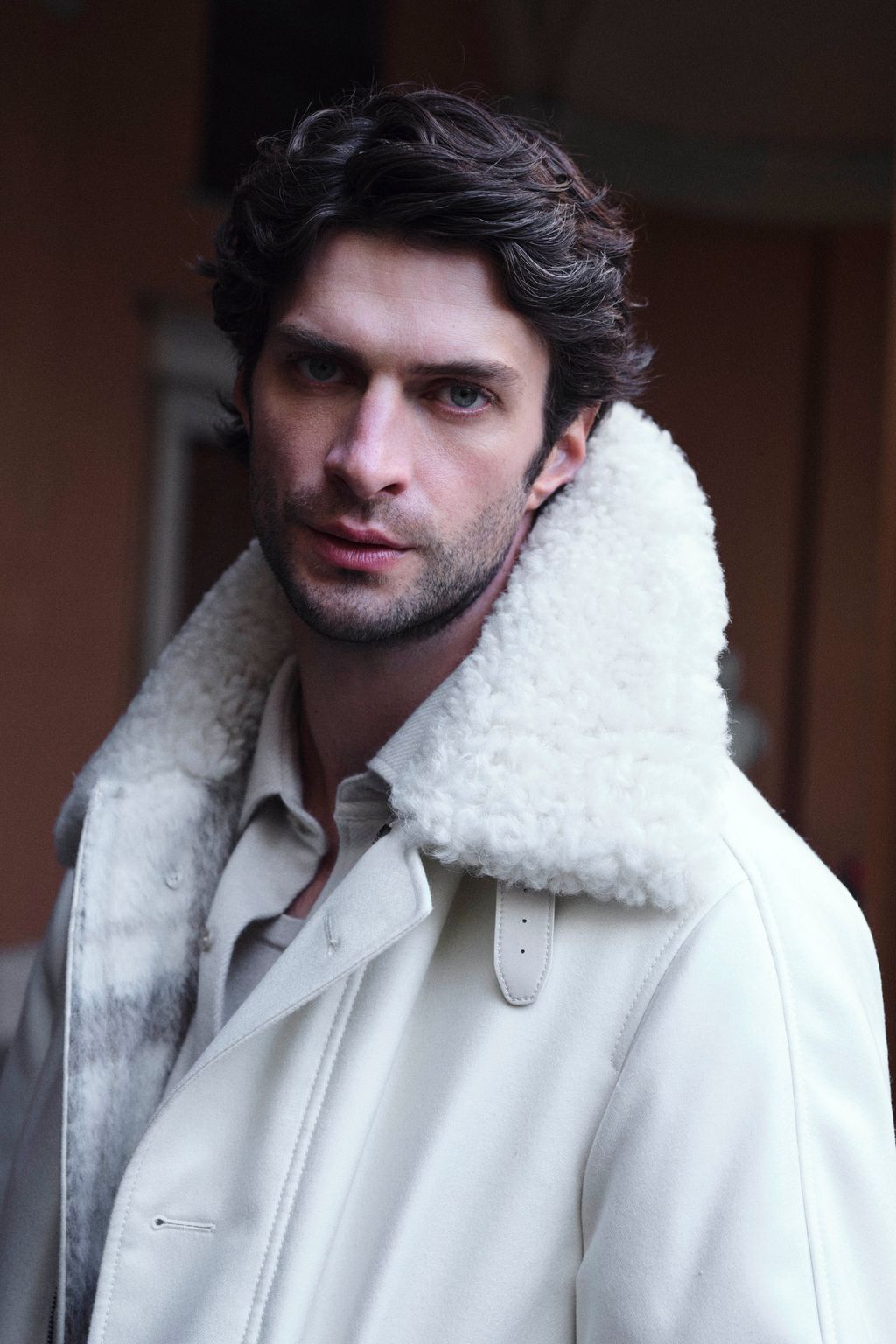 Fashion Week Milan Fall/Winter 2025 look 5 from the Brioni collection menswear