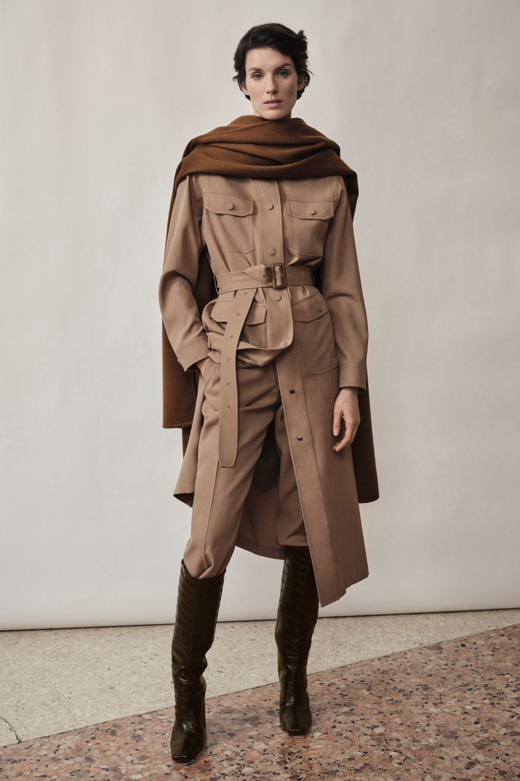 Fashion Week Milan Fall/Winter 2025 look 13 from the Brioni collection womenswear