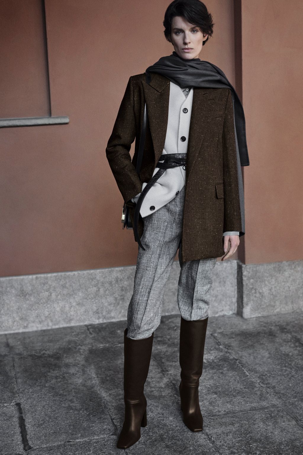 Fashion Week Milan Fall/Winter 2025 look 15 from the Brioni collection womenswear