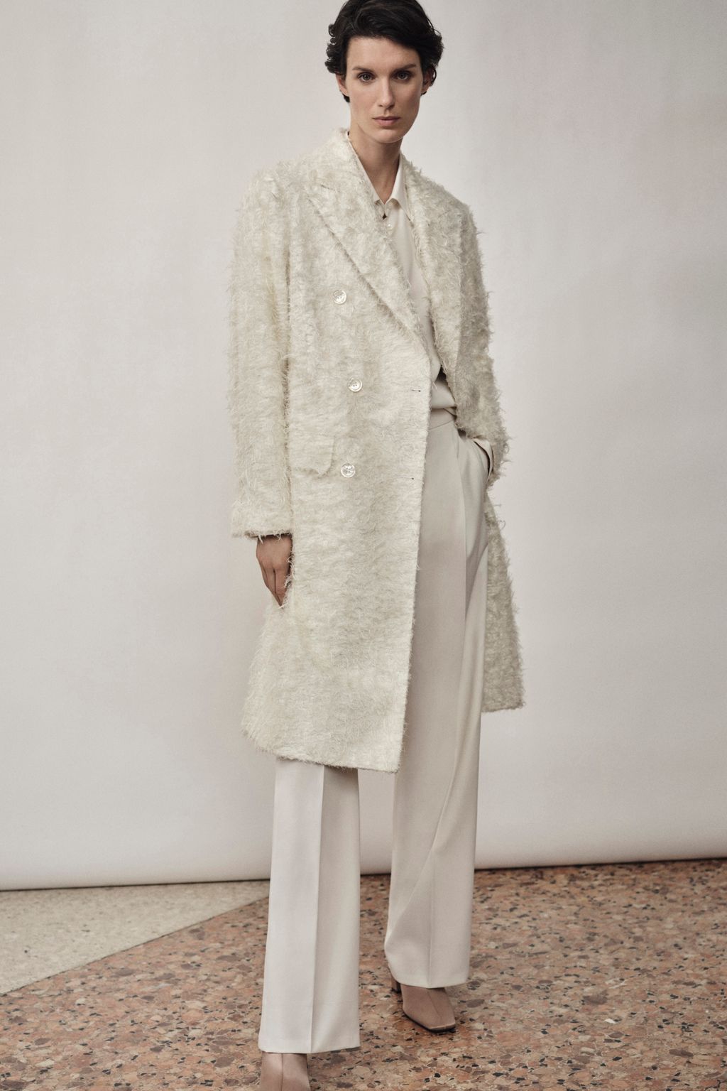 Fashion Week Milan Fall/Winter 2025 look 17 from the Brioni collection womenswear