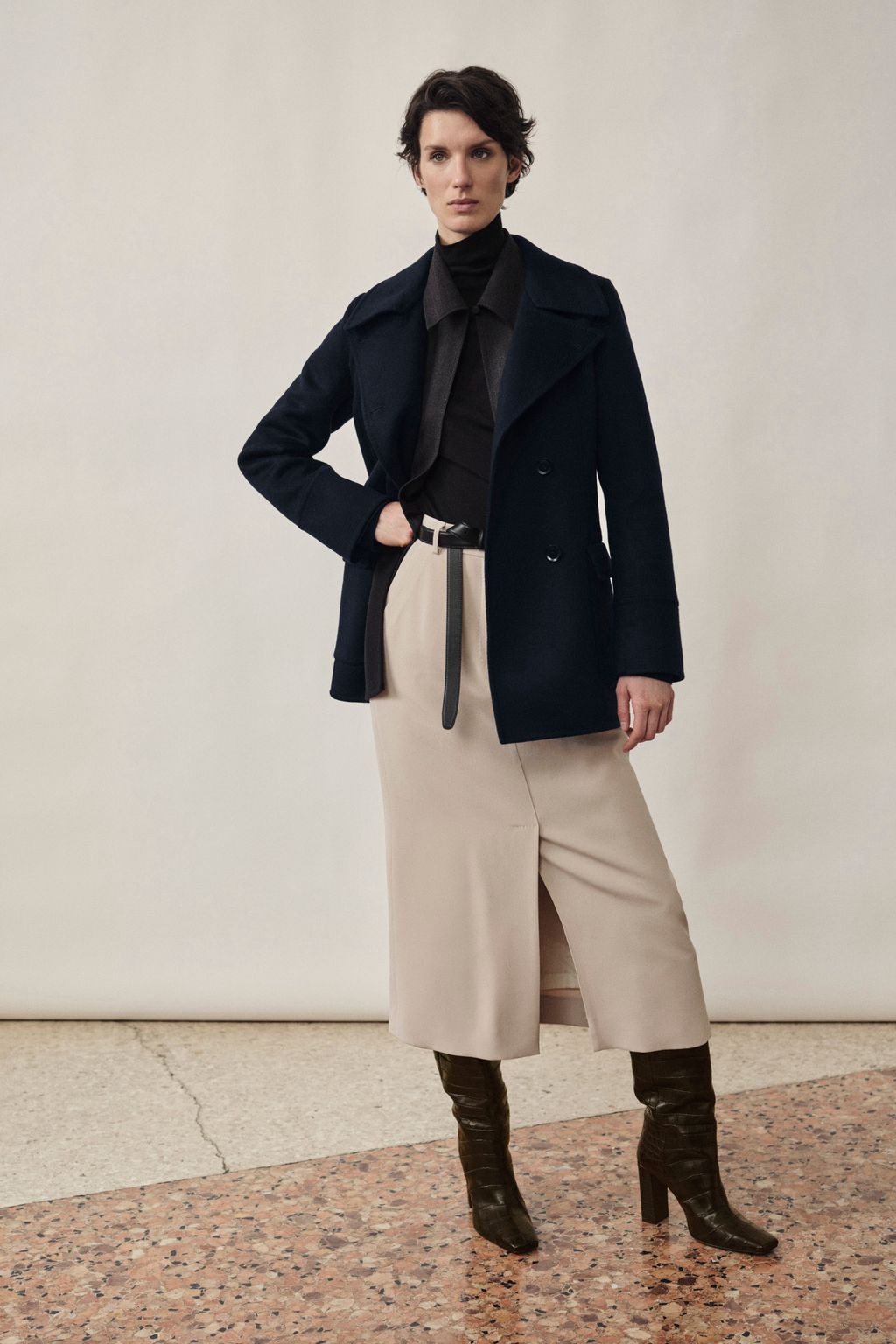 Fashion Week Milan Fall/Winter 2025 look 21 from the Brioni collection womenswear