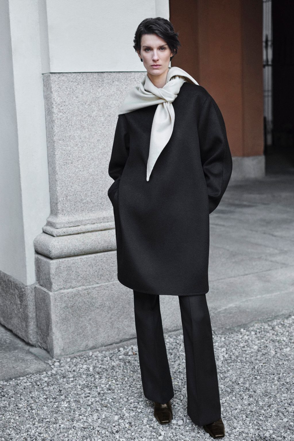 Fashion Week Milan Fall/Winter 2025 look 3 from the Brioni collection womenswear