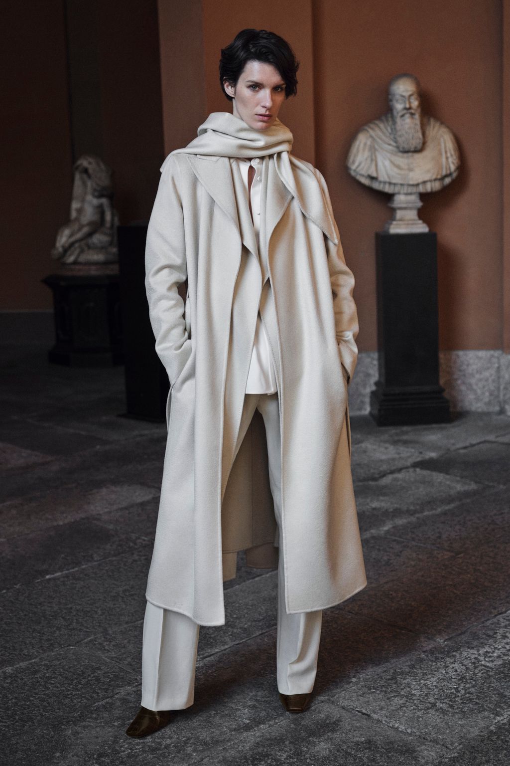 Fashion Week Milan Fall/Winter 2025 look 9 from the Brioni collection womenswear