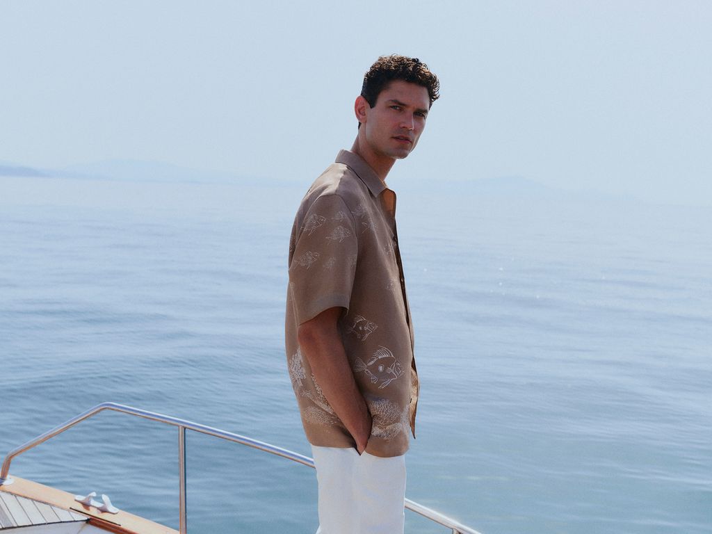 Fashion Week Milan Spring/Summer 2024 look 52 from the Brioni collection menswear