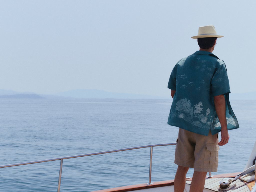 Fashion Week Milan Spring/Summer 2024 look 53 from the Brioni collection 男装