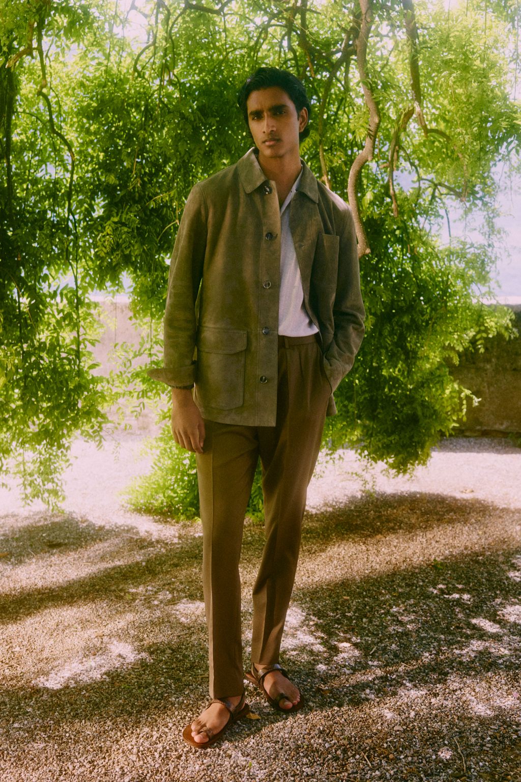 Fashion Week Milan Spring/Summer 2023 look 26 from the Brioni collection 男装