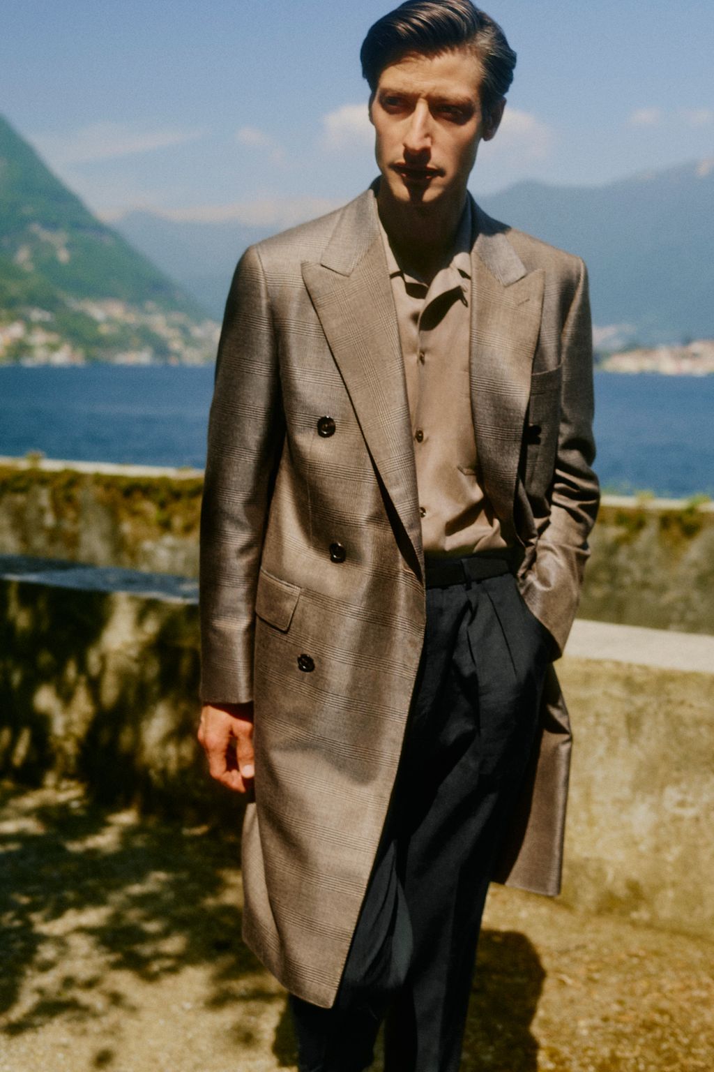 Fashion Week Milan Spring/Summer 2023 look 27 from the Brioni collection 男装