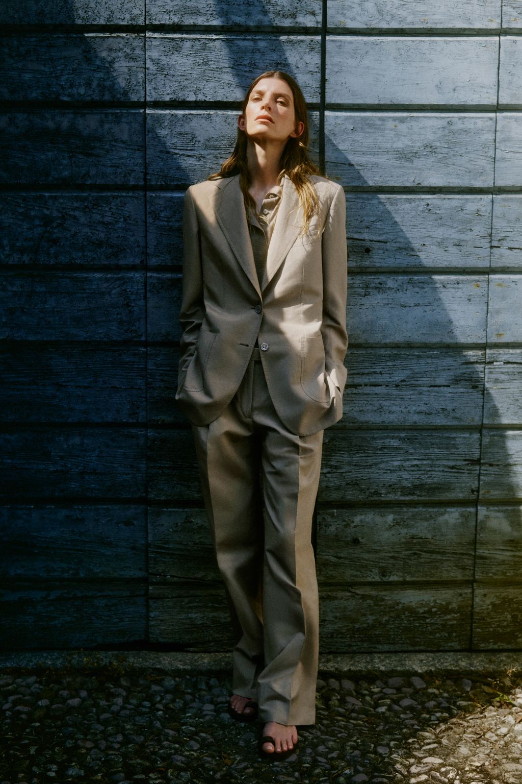 Fashion Week Milan Spring/Summer 2023 look 4 from the Brioni collection womenswear