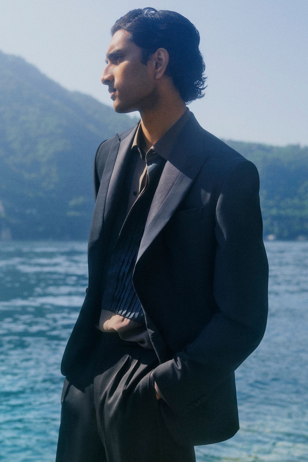 Fashion Week Milan Spring/Summer 2023 look 35 from the Brioni collection 男装