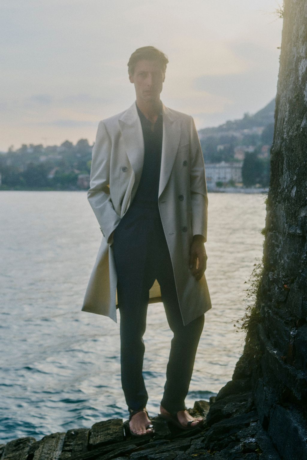 Fashion Week Milan Spring/Summer 2023 look 36 from the Brioni collection 男装