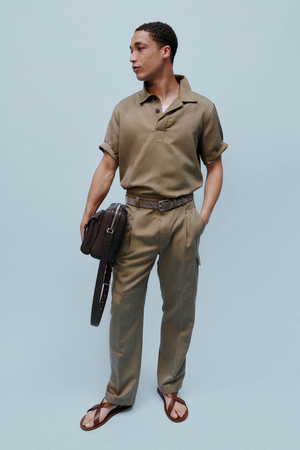 Fashion Week Milan Spring/Summer 2024 look 13 from the Brioni collection menswear