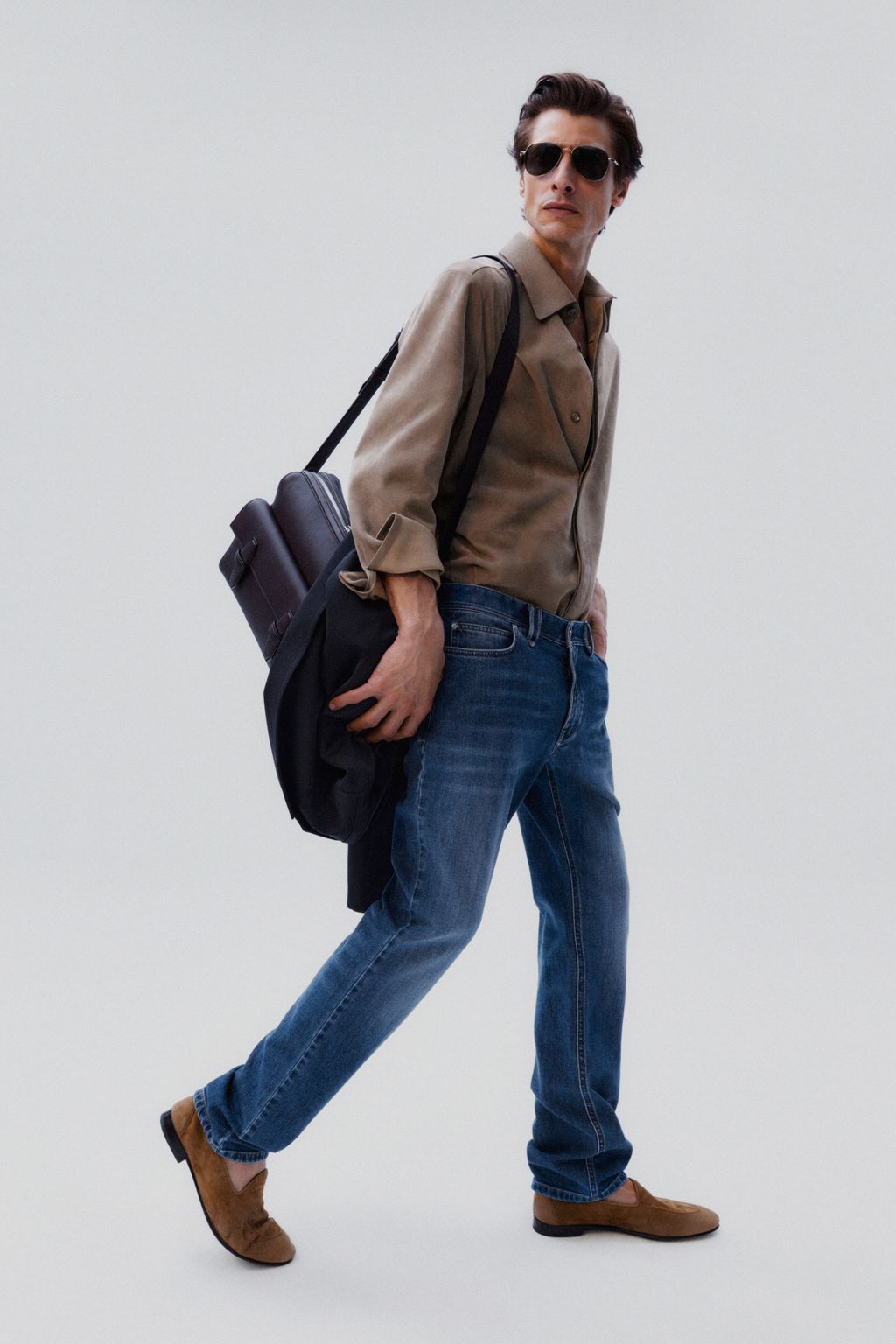 Fashion Week Milan Spring/Summer 2024 look 15 from the Brioni collection menswear