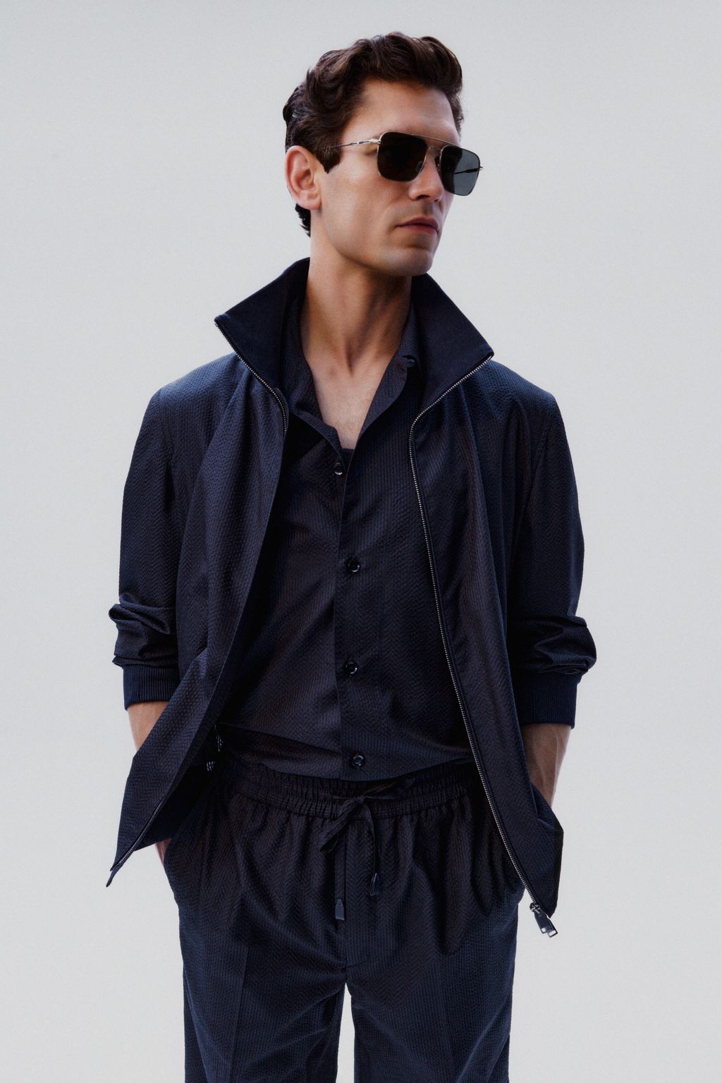 Fashion Week Milan Spring/Summer 2024 look 19 from the Brioni collection menswear