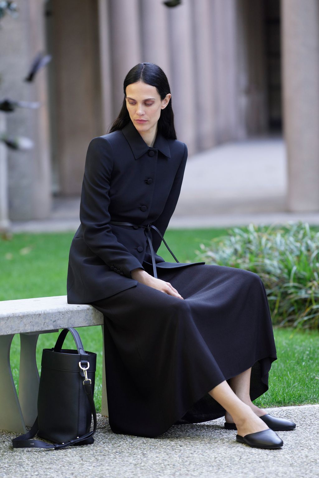 Fashion Week Milan Spring/Summer 2025 look 21 from the Brioni collection womenswear