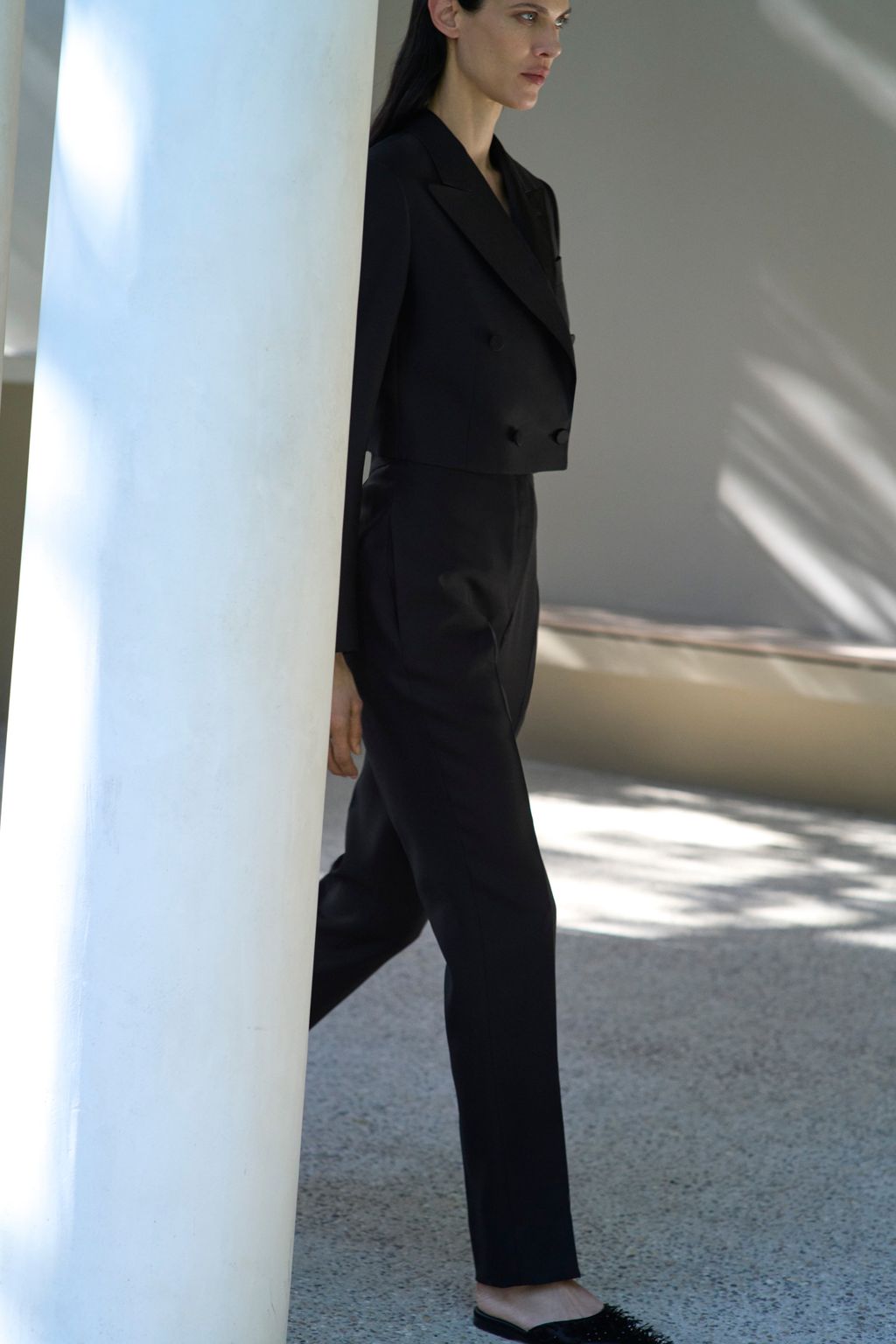 Fashion Week Milan Spring/Summer 2025 look 5 from the Brioni collection 女装