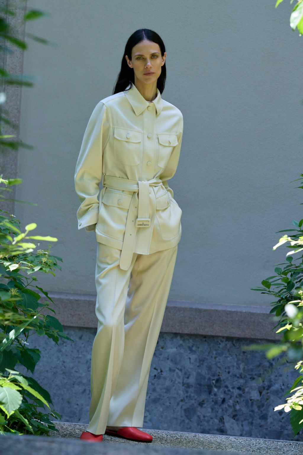 Fashion Week Milan Spring/Summer 2025 look 7 from the Brioni collection womenswear