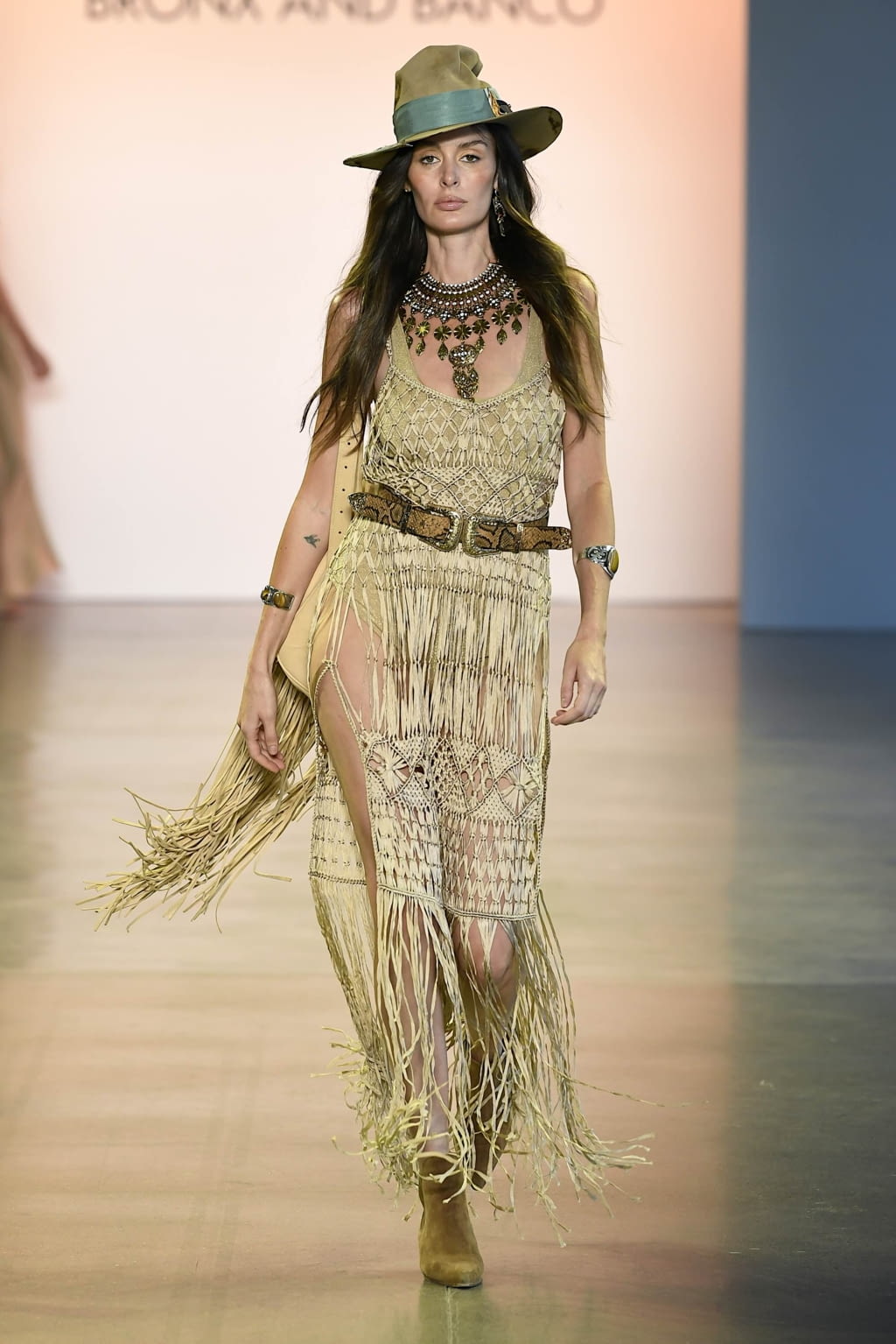 Fashion Week New York Spring/Summer 2020 look 1 from the Bronx & Banco collection womenswear