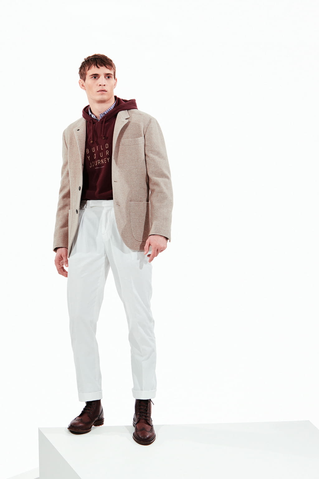 Fashion Week Milan Fall/Winter 2021 look 7 from the Brunello Cucinelli collection menswear