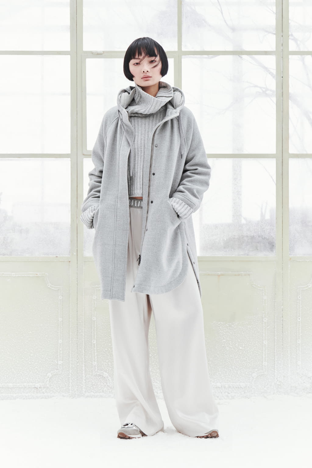Fashion Week Milan Fall/Winter 2021 look 6 from the Brunello Cucinelli collection womenswear