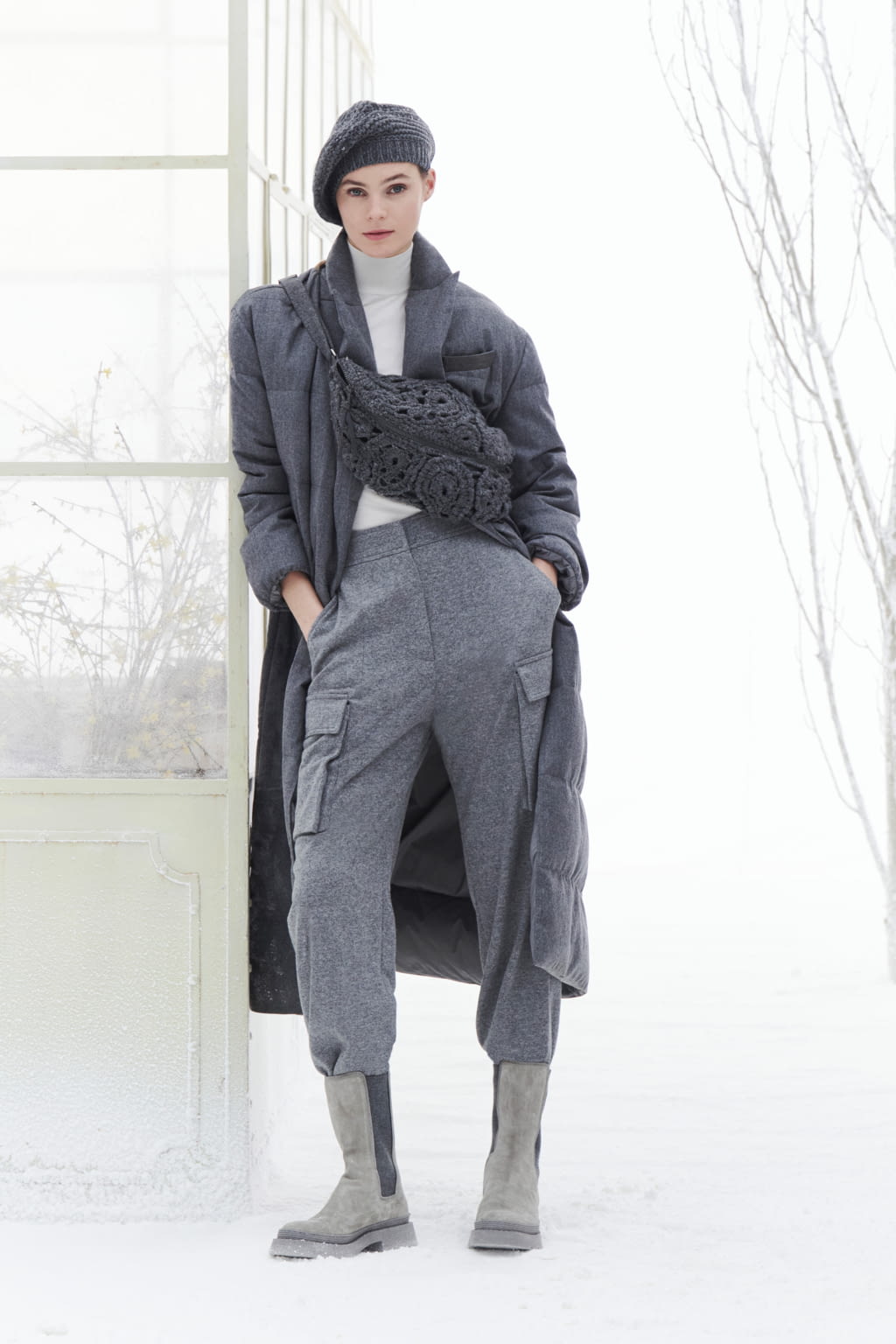 Fashion Week Milan Fall/Winter 2021 look 20 from the Brunello Cucinelli collection 女装