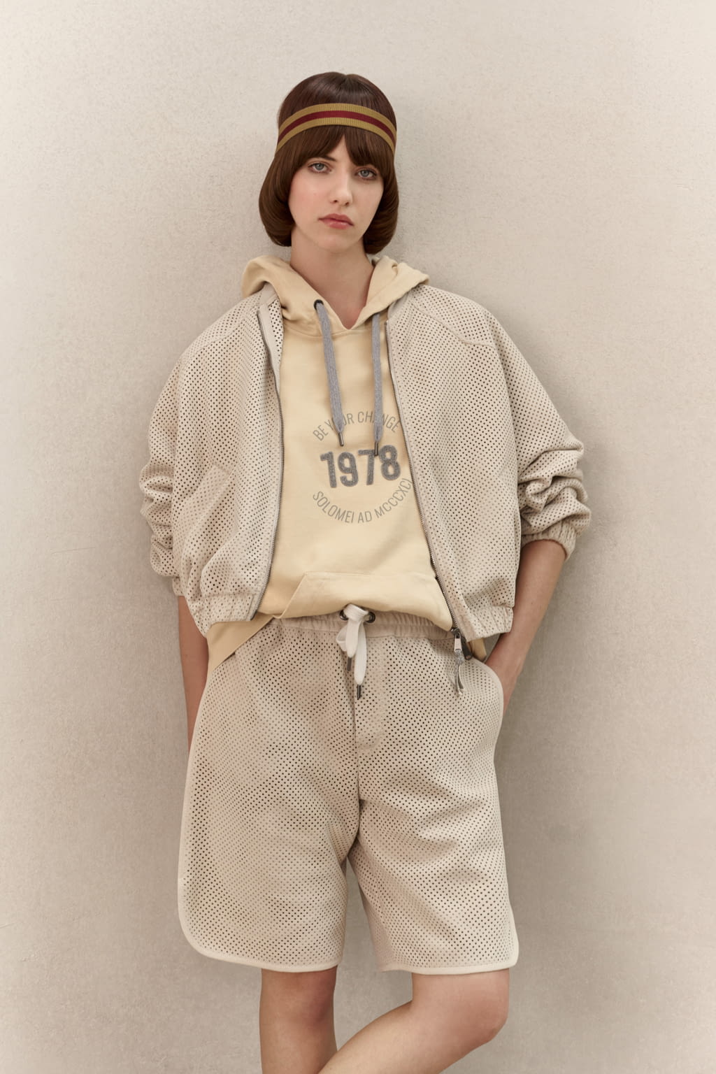 Fashion Week Milan Spring/Summer 2022 look 5 from the Brunello Cucinelli collection 女装