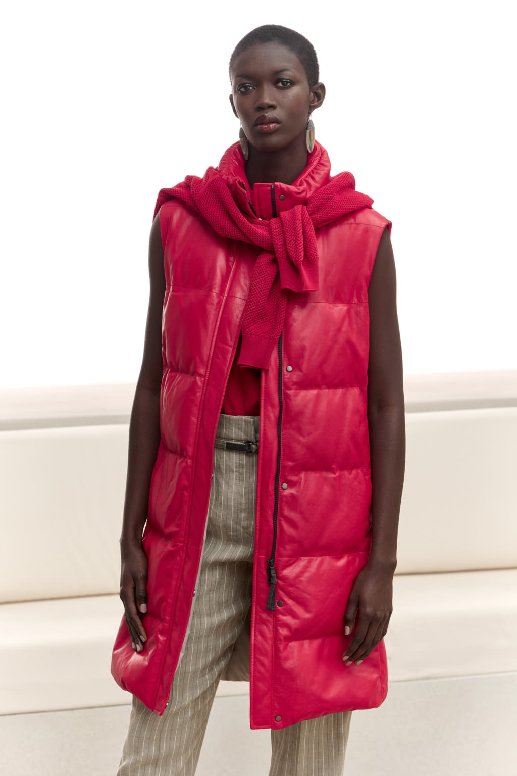 Fashion Week Milan Spring/Summer 2022 look 21 from the Brunello Cucinelli collection womenswear