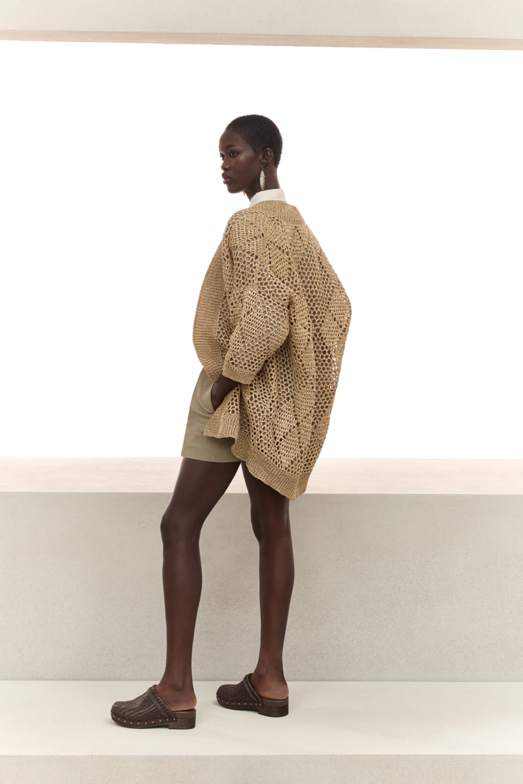 Fashion Week Milan Spring/Summer 2022 look 22 from the Brunello Cucinelli collection womenswear