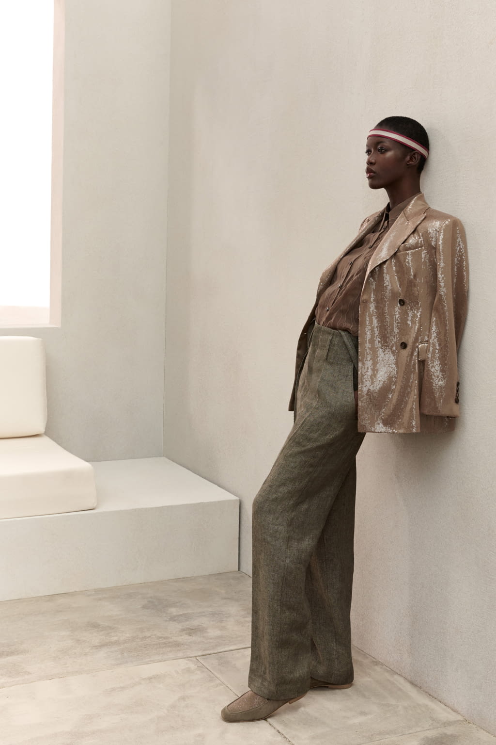 Fashion Week Milan Spring/Summer 2022 look 24 from the Brunello Cucinelli collection womenswear