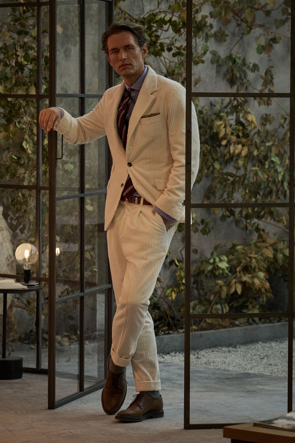 Fashion Week Milan Fall/Winter 2023 look 22 from the Brunello Cucinelli collection menswear