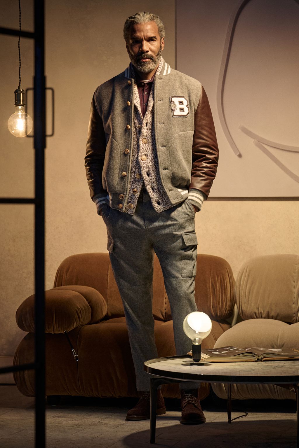 Fashion Week Milan Fall/Winter 2023 look 25 from the Brunello Cucinelli collection menswear