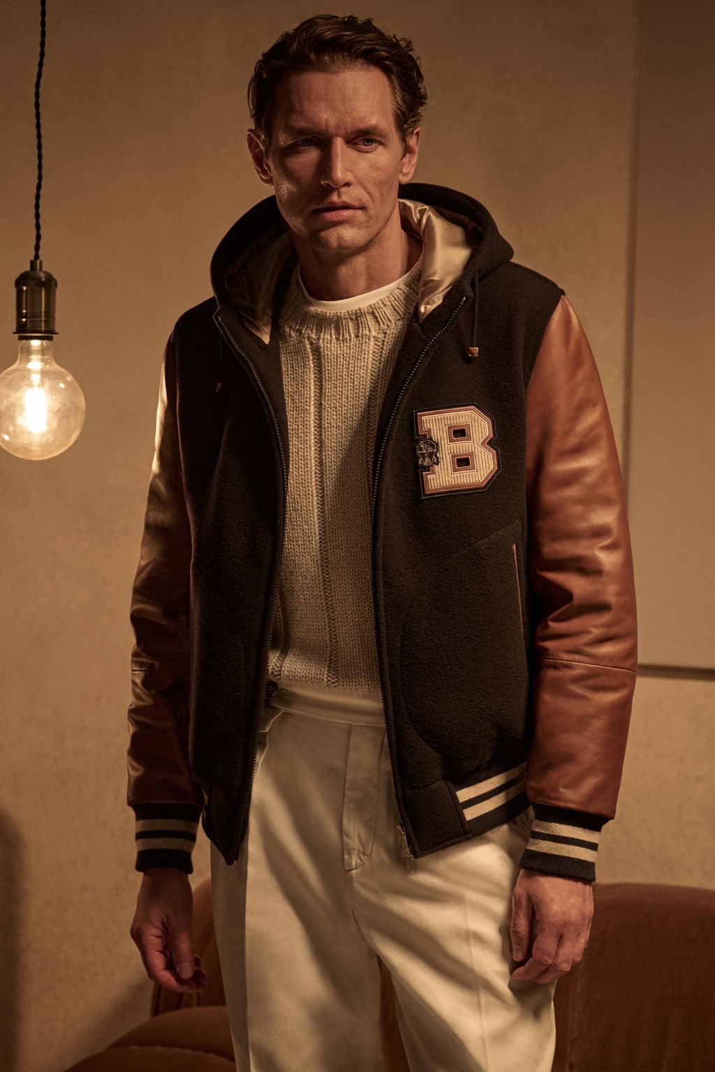 Fashion Week Milan Fall/Winter 2023 look 26 from the Brunello Cucinelli collection menswear