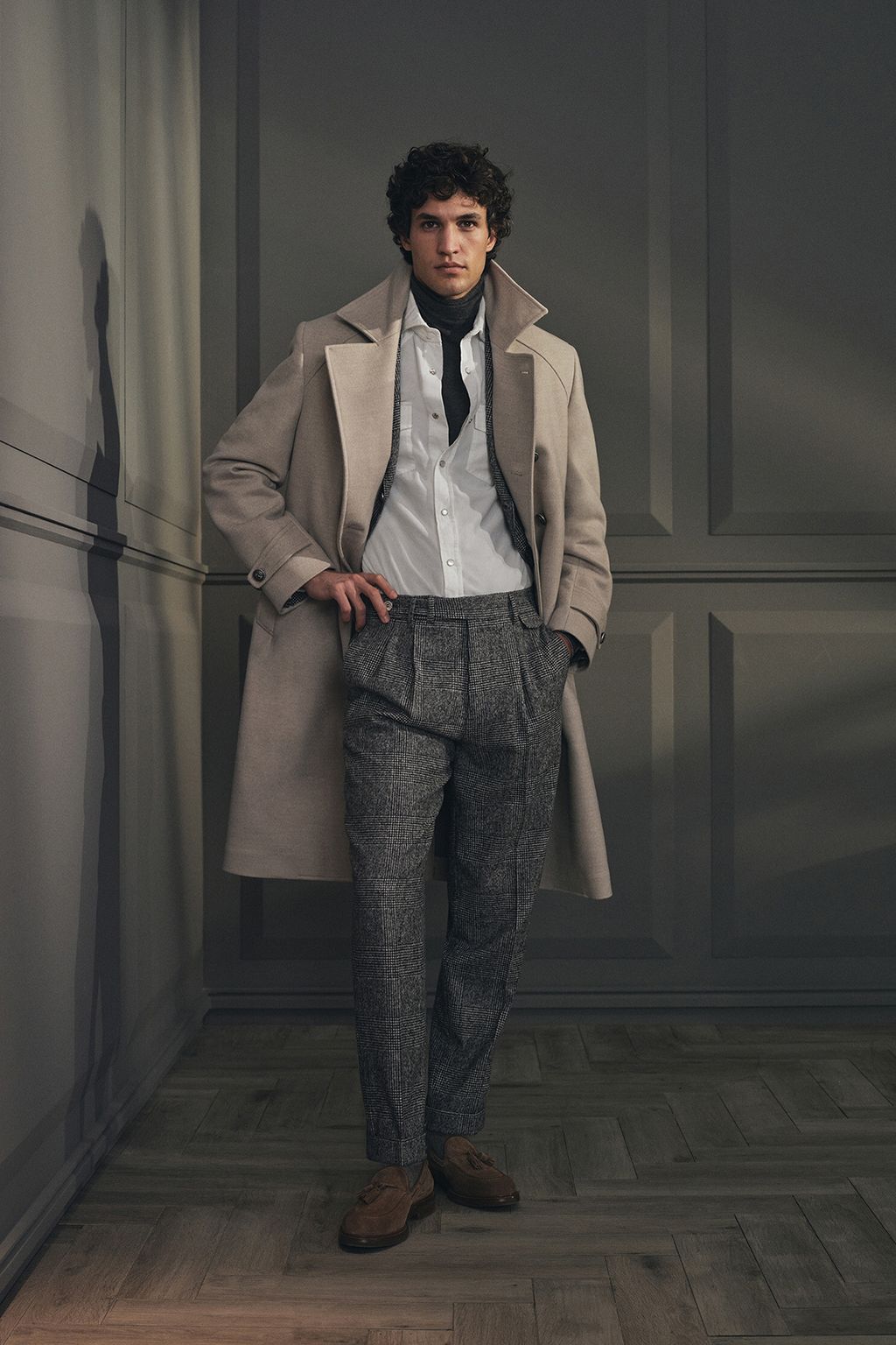 Fashion Week Milan Fall/Winter 2024 look 35 from the Brunello Cucinelli collection menswear