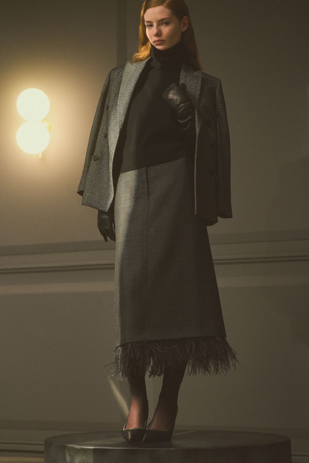 Fashion Week Milan Fall/Winter 2024 look 18 from the Brunello Cucinelli collection 女装