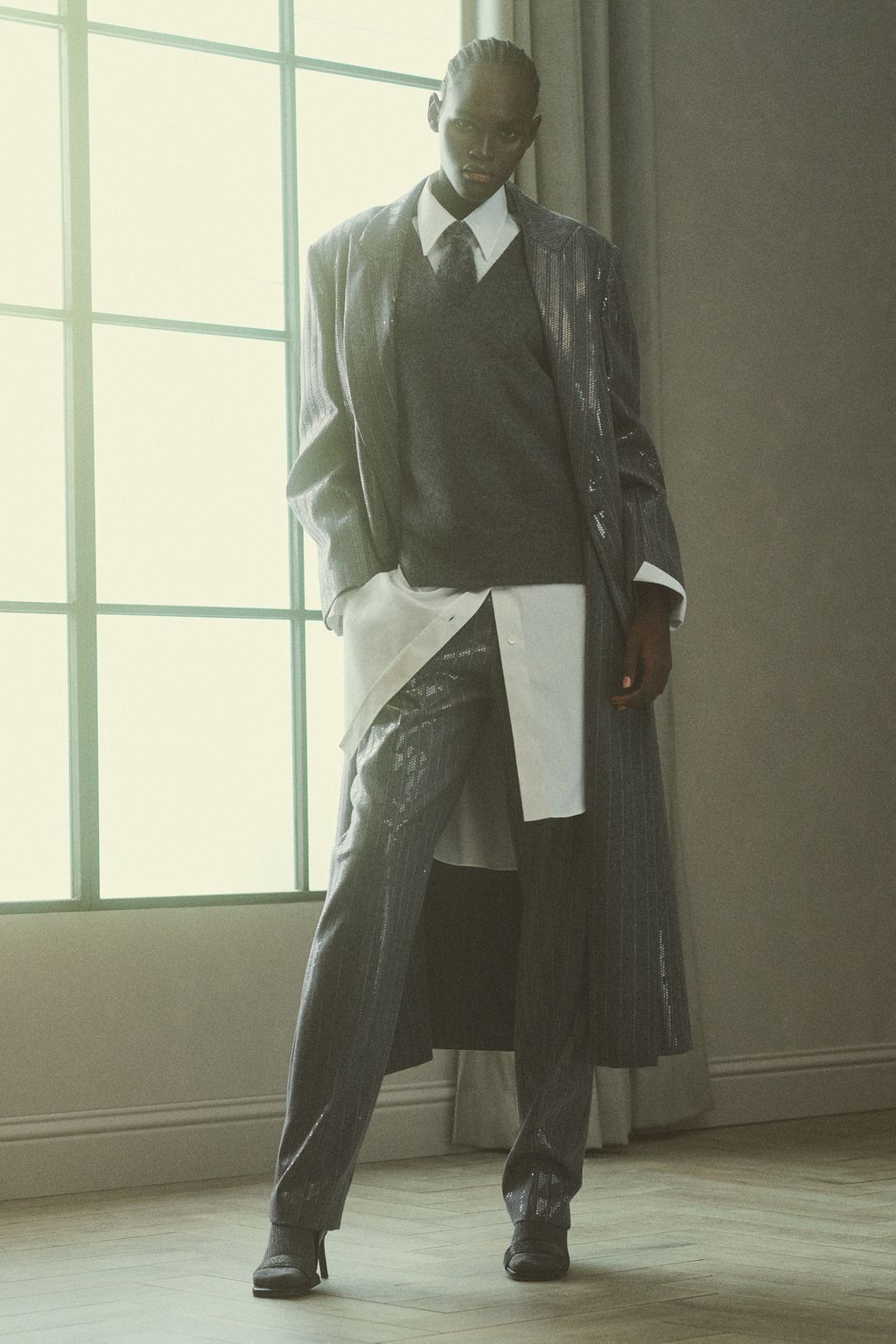 Fashion Week Milan Fall/Winter 2024 look 22 from the Brunello Cucinelli collection 女装