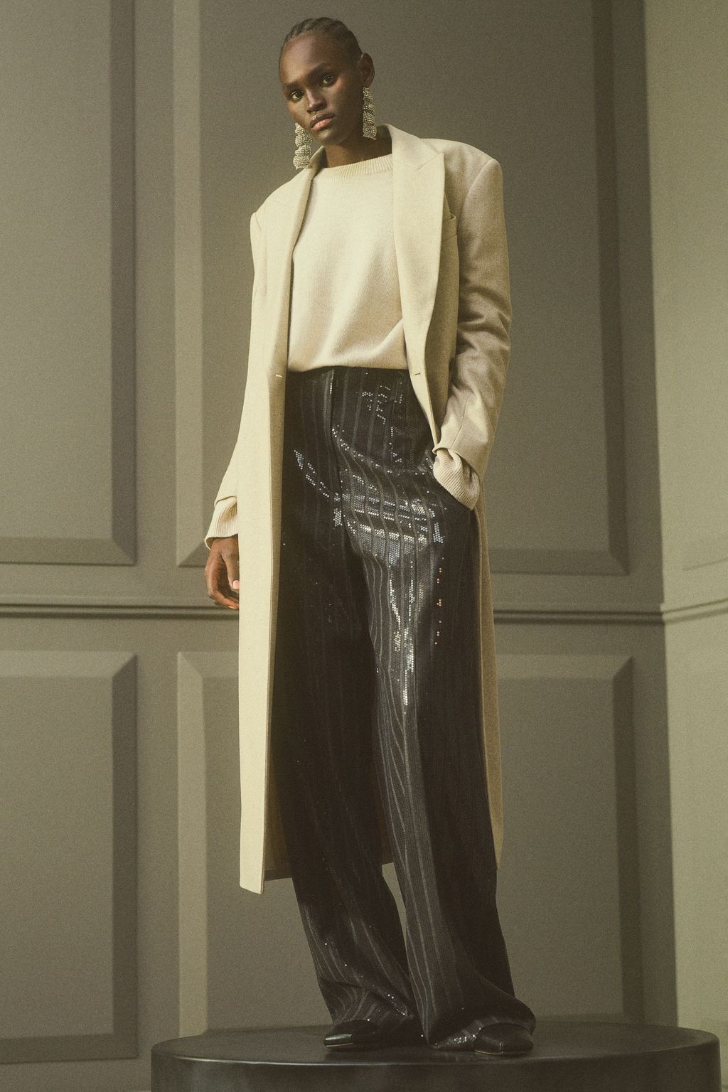 Fashion Week Milan Fall/Winter 2024 look 26 from the Brunello Cucinelli collection 女装